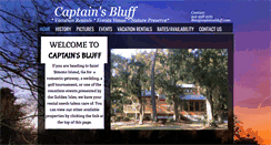 Desktop Screenshot of captainsbluff.com